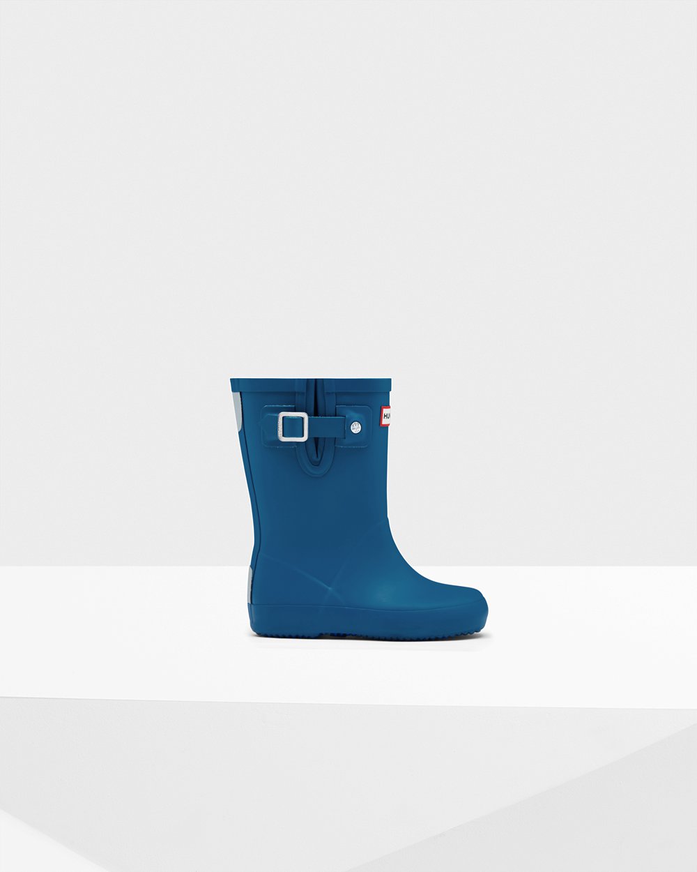 Kids Hunter Original First Flat Sole | Rain Boots Blue | NZ-54809-BVDR